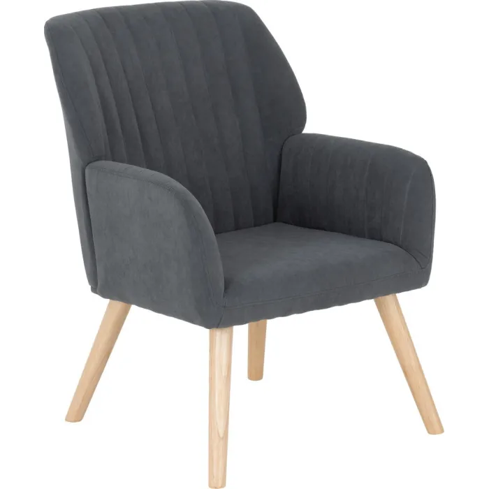 Jordan Occasional Chair - Dark Grey Velv | Murphy Furniture