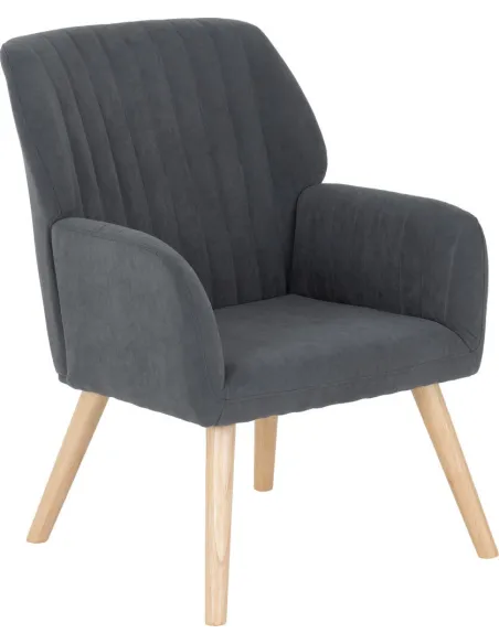 Jordan Occasional Chair - Dark Grey Velv | Murphy Furniture