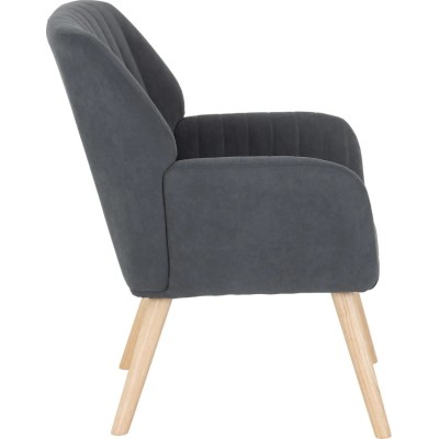 Jordan Occasional Chair - Dark Grey Velv | Murphy Furniture