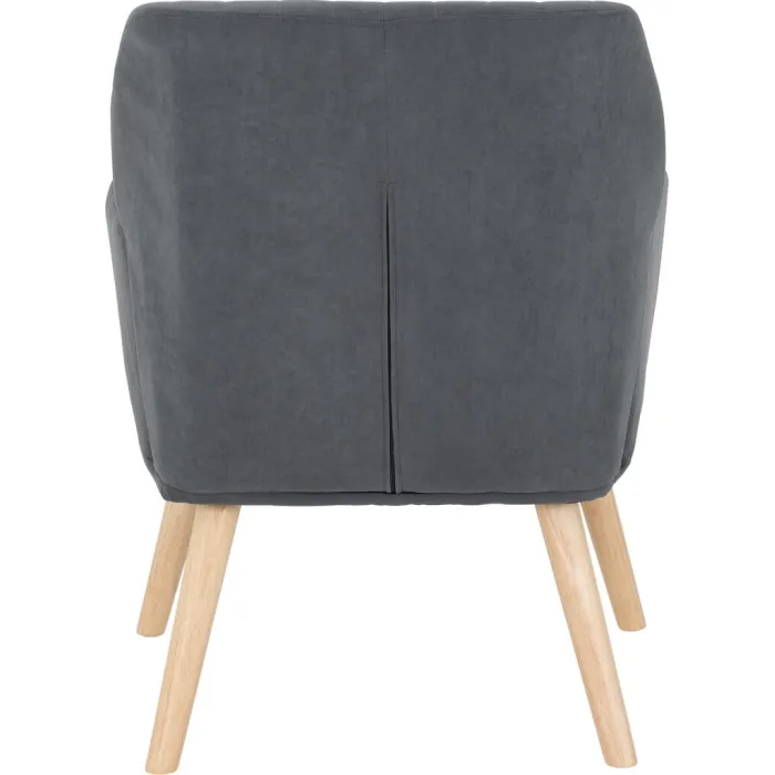 Jordan Occasional Chair - Dark Grey Velv | Murphy Furniture