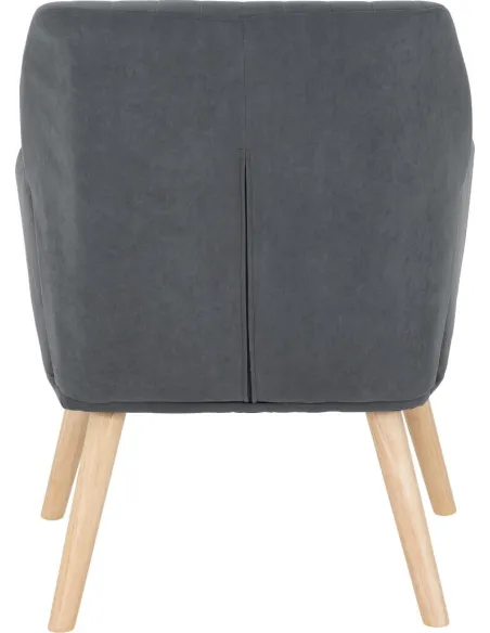 Jordan Occasional Chair - Dark Grey Velv | Murphy Furniture