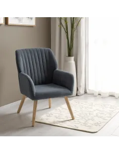 Jordan Occasional Chair - Dark Grey Velv | Murphy Furniture 2