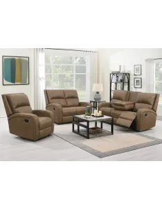 Blaine Manual Recliner Sofas - Tan | Murphy Furniture