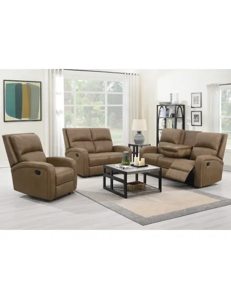 Blaine Manual Recliner Sofas - Tan | Murphy Furniture