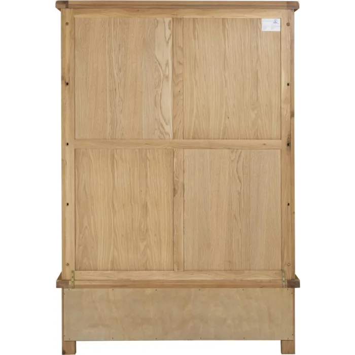 Windsor 3 Door 2 Drawer Wardrobe - Natur | Murphy Furniture