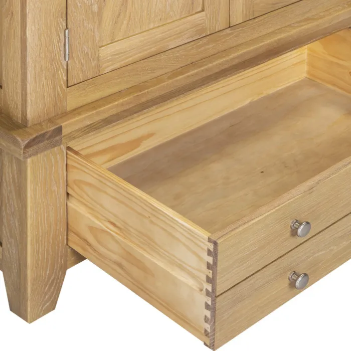 Windsor 3 Door 2 Drawer Wardrobe - Natur | Murphy Furniture