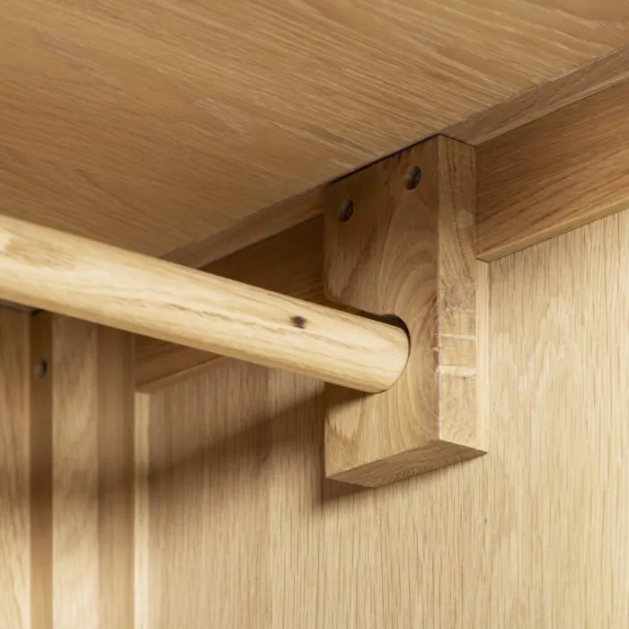 Windsor 3 Door 2 Drawer Wardrobe - Natur | Murphy Furniture