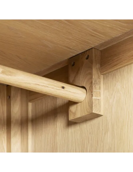 Windsor 3 Door 2 Drawer Wardrobe - Natur | Murphy Furniture
