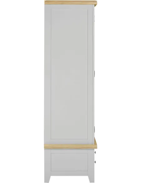 Windsor 3 Door 2 Drawer Wardrobe - Pebbl | Murphy Furniture