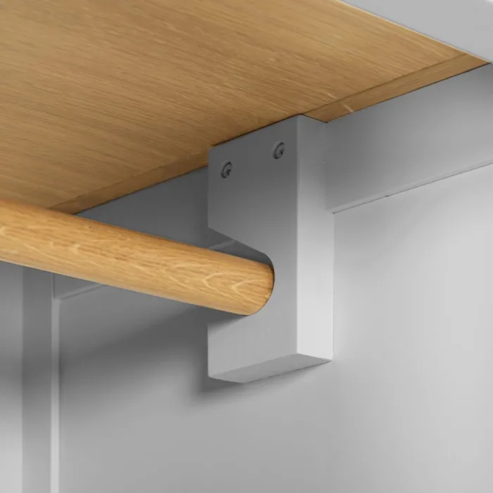 Windsor 3 Door 2 Drawer Wardrobe - Pebbl | Murphy Furniture