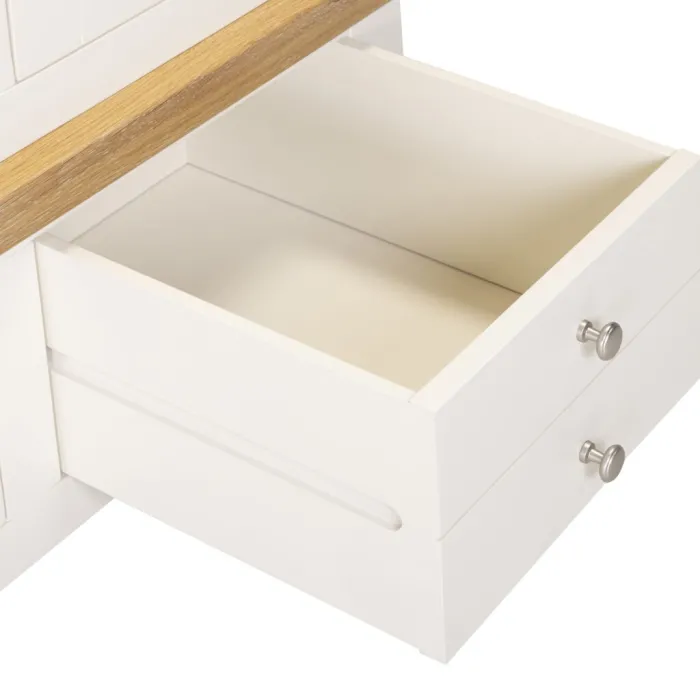 Windsor 3 Door 2 Drawer Wardrobe - Ivory | Murphy Furniture