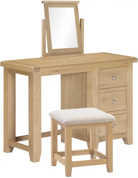 Windsor 3 Drawer Dressing Table Set - Na | Murphy Furniture