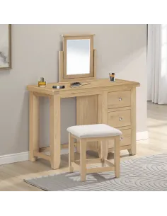 Windsor 3 Drawer Dressing Table Set - Na | Murphy Furniture