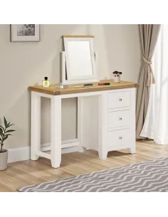 Windsor 3 Drawer Dressing Table And Mirr | Murphy Furniture