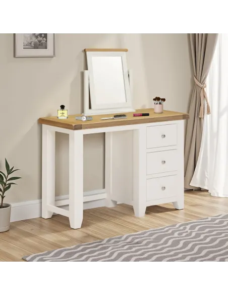 Windsor 3 Drawer Dressing Table And Mirr | Murphy Furniture