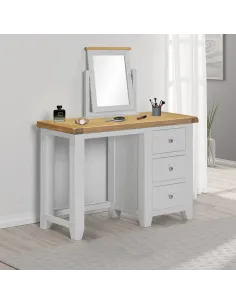 Windsor 3 Drawer Dressing Table And Mirr | Murphy Furniture