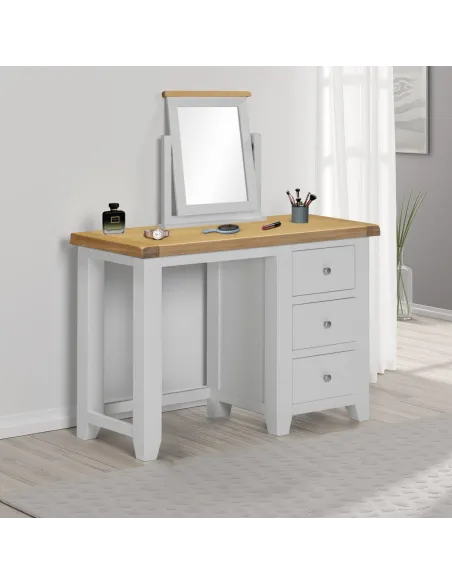 Windsor 3 Drawer Dressing Table And Mirr | Murphy Furniture