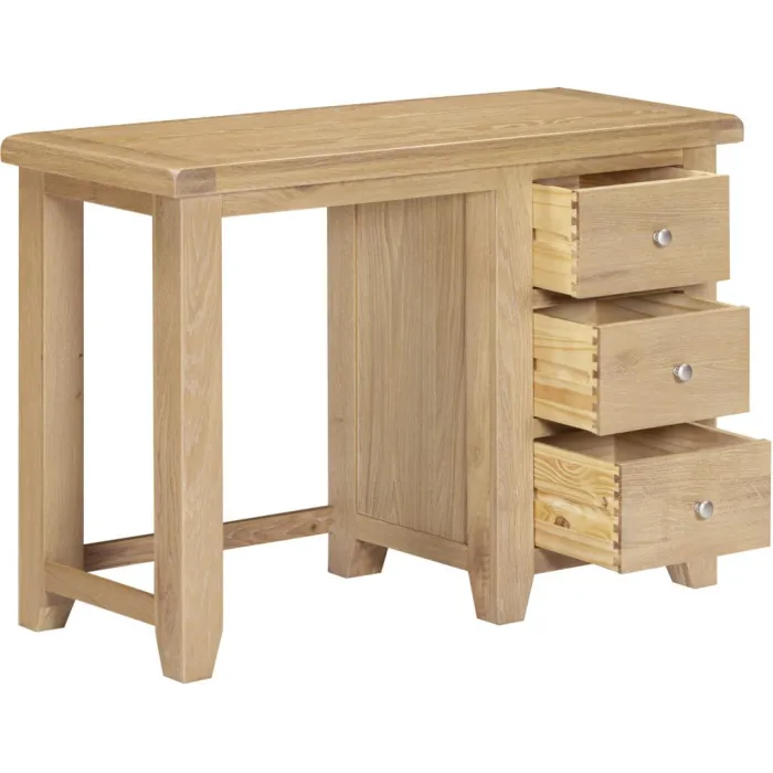 Windsor 3 Drawer Dressing Table - Natura | Murphy Furniture