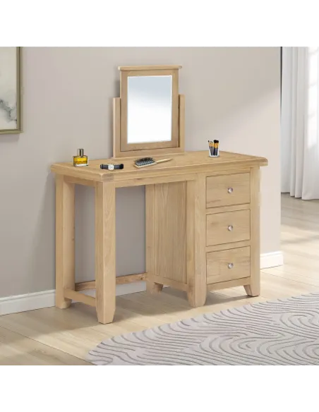 Windsor 3 Drawer Dressing Table And Mirr | Murphy Furniture