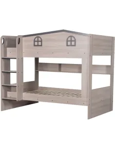 Hector Small Double Bunk Bed - Ash Grey | Murphy Furniture 2