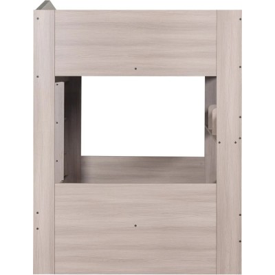 Hector Small Double Bunk Bed - Ash Grey | Murphy Furniture