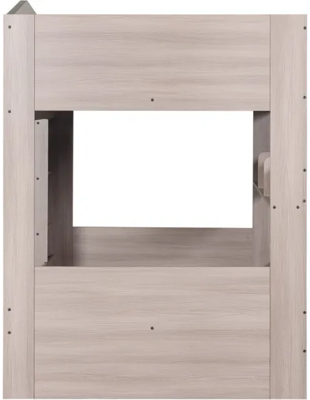 Hector Small Double Bunk Bed - Ash Grey | Murphy Furniture