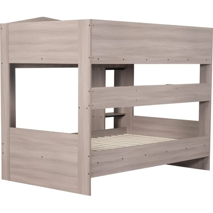 Hector Small Double Bunk Bed - Ash Grey | Murphy Furniture