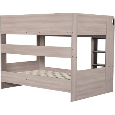 Hector Small Double Bunk Bed - Ash Grey | Murphy Furniture
