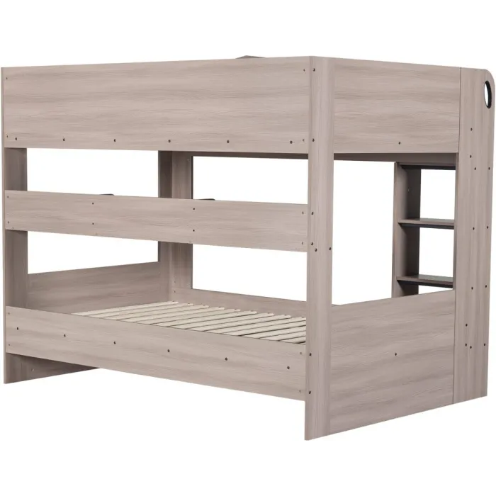 Hector Small Double Bunk Bed - Ash Grey | Murphy Furniture