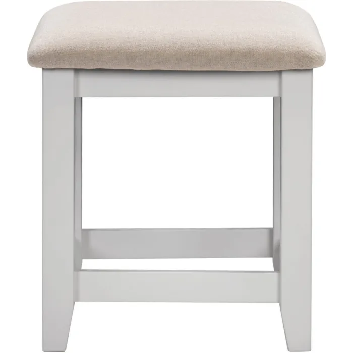 Windsor Dressing Table Stool - Pebble Gr | Murphy Furniture