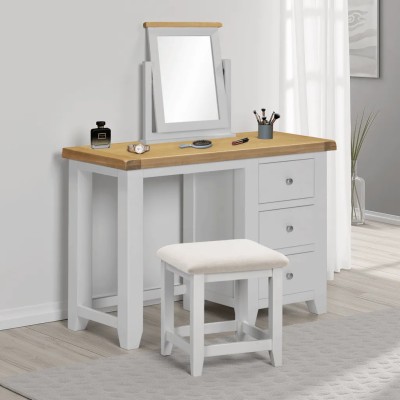 Windsor Dressing Table Stool - Pebble Gr | Murphy Furniture
