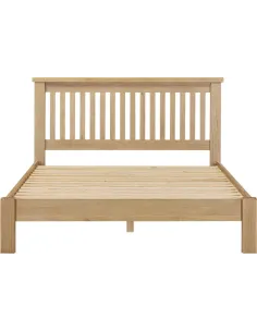 Windsor 5ft Low End Bedframe - Natural O | Murphy Furniture 2