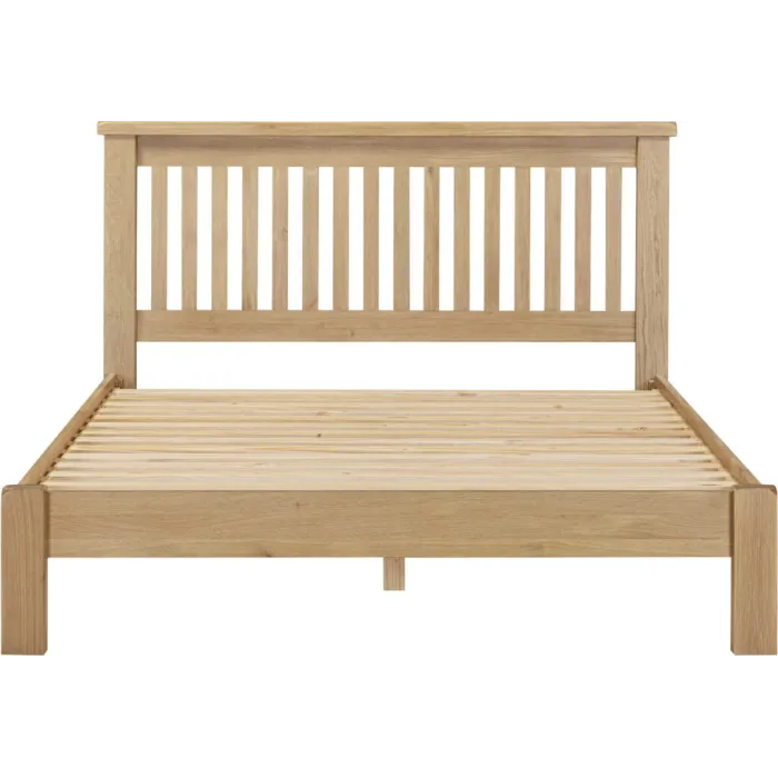 Windsor 5ft Low End Bedframe - Natural O | Murphy Furniture