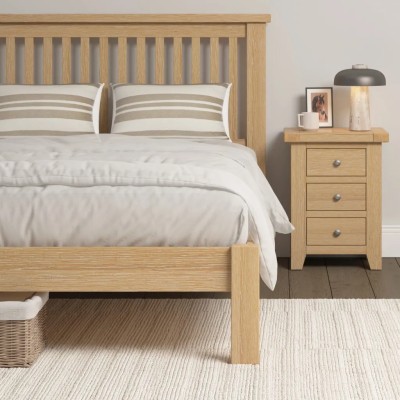 Windsor 5ft Low End Bedframe - Natural O | Murphy Furniture
