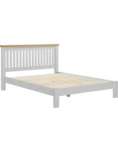Windsor 5ft Low End Bedframe - Pebble Gr | Murphy Furniture