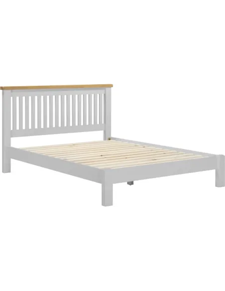 Windsor 5ft Low End Bedframe - Pebble Gr | Murphy Furniture