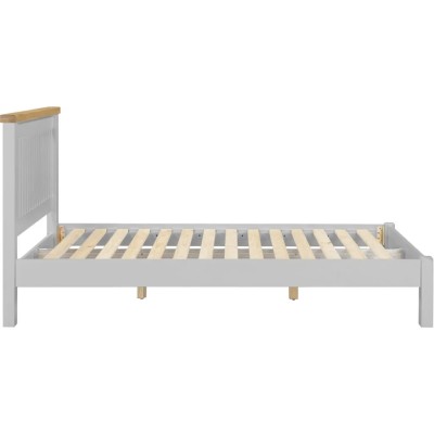 Windsor 5ft Low End Bedframe - Pebble Gr | Murphy Furniture