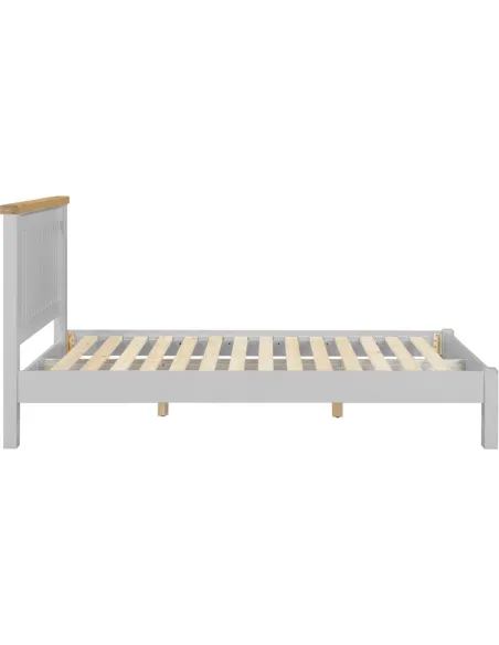 Windsor 5ft Low End Bedframe - Pebble Gr | Murphy Furniture