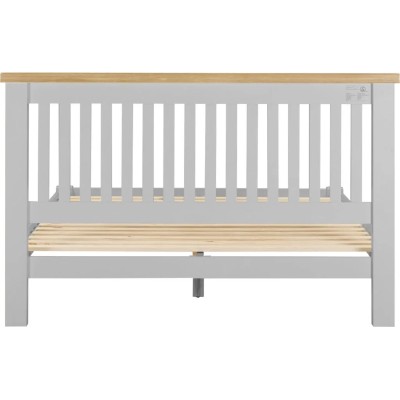 Windsor 5ft Low End Bedframe - Pebble Gr | Murphy Furniture