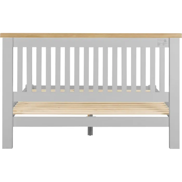 Windsor 5ft Low End Bedframe - Pebble Gr | Murphy Furniture