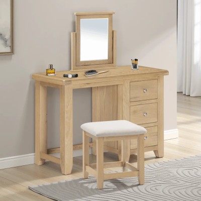 Windsor Dressing Table Stool - Natural O | Murphy Furniture