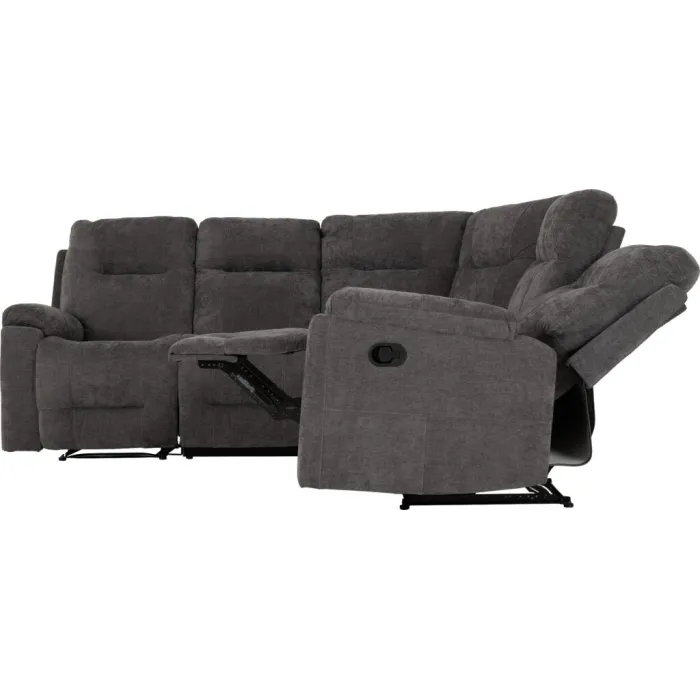 Guildford Corner Sofa - Grey Fabric | Murphy Furniture