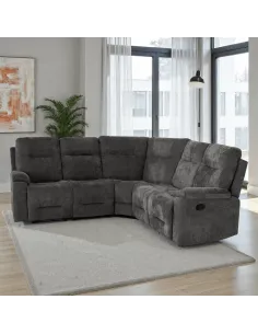 Guildford Corner Sofa - Grey Fabric | Murphy Furniture