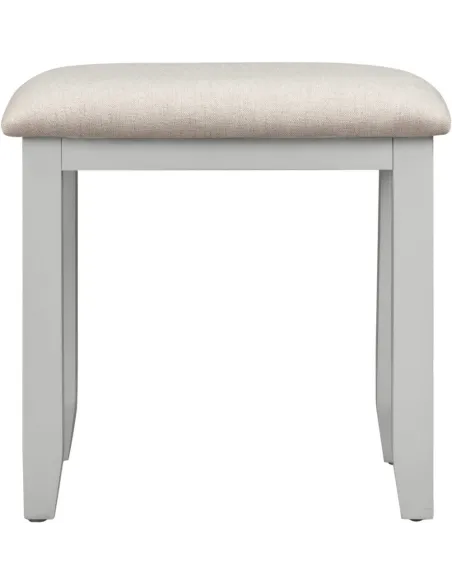 Bordeaux Dressing Table Stool - Pebble G | Murphy Furniture