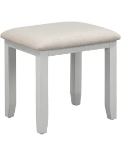 Bordeaux Dressing Table Stool - Pebble G | Murphy Furniture