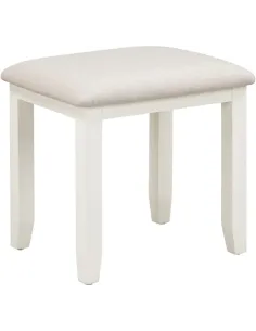 Bordeaux Dressing Table Stool - Ivory | Murphy Furniture