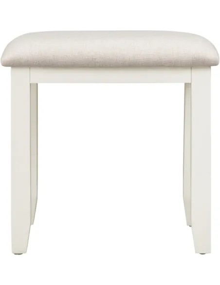 Bordeaux Dressing Table Stool - Ivory | Murphy Furniture