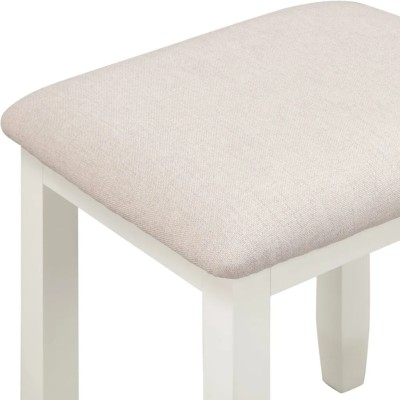 Bordeaux Dressing Table Stool - Ivory | Murphy Furniture