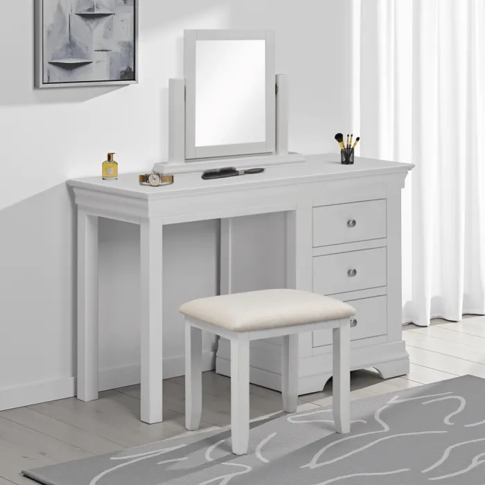 Bordeaux Dressing Table Mirror - Pebble | Murphy Furniture