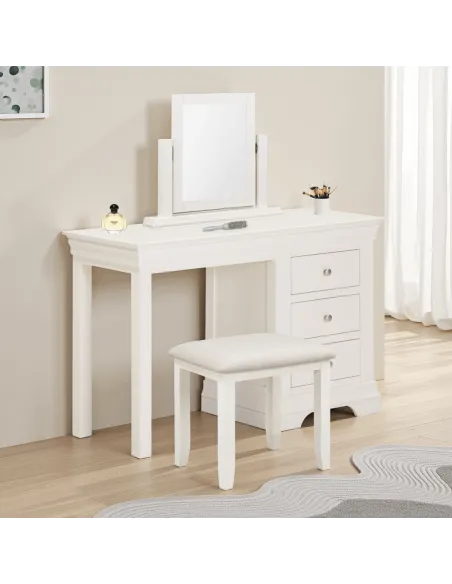 Bordeaux Dressing Table Mirror - Ivory | Murphy Furniture